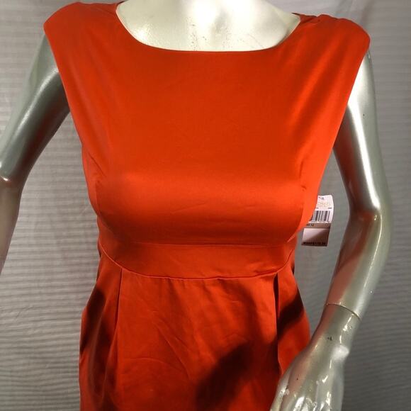 Michael Michael Kors Dress Cut Out Back Orange 12 NWT - Picture 5 of 13